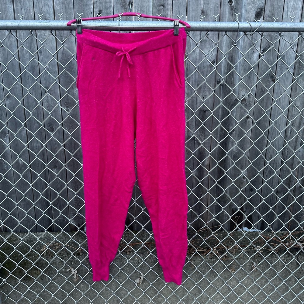 Vibrant Pink Jogger Pants
